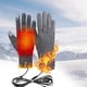 thumbnail image 3 of Guantes calefactables sin dedos Guantes recargables USB – Calentador de manos portátil para invierno para hombres, mujer, material suave y transpirable, ajuste ajustable, uso interior y exterior, 3 of 6