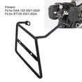thumbnail image 3 of Motorcycle Left Side Luggage Rack, Hard Anodized Rustproof 9mm Iron Tube Saddle Bag Bracket  for DAX 125 ST125, 3 of 7