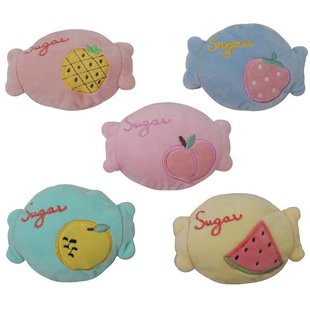 Jouets à l'Herbe à Chat Mignons 5 Pcs Jouets Interactifs à Mâcher pour Chats