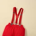 thumbnail image 5 of Tiijoy Baby Boy First Birthday Outfits Summer Short Sleeve Romper Suspenders Shorts Set, 5 of 8