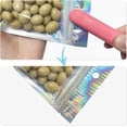 thumbnail image 3 of 50 Pcs Sealable Smell Proof Bag,Iridescent Holographic Bags,Resealable Mylar Bags,Small Packaging Bag,Zip lock Sample Foil Pouch,for Party Favor Food Storage (6x9 inch), 3 of 6