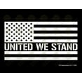 thumbnail image 3 of UR Impressions 7.5in. United We Stand American Flag Decal - White, 3 of 5