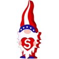 thumbnail image 1 of FYBTOFYBTO Wooden Gnome Independence Day Patriotic Table Ornament, Colorful Decorative Plaque Crafts 4th of July Letter Sign Blessed Table Centerpiece Living Room Decor Memorial Day DecorationFY-001, 1 of 5