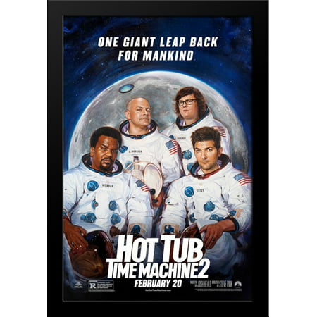 Hot Tub Time Machine 2 28x38 Large Black Wood Framed Movie Poster Art Print