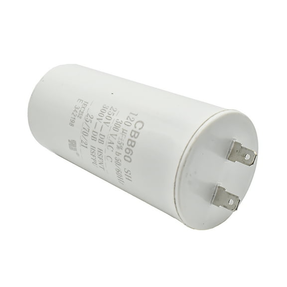 Superior Electric CMC7016 120 MFD +/-5% 50Hz/60Hz AC 300V Cylinder Motor Starting Capacitor with 8mm Mounting Thread (CD60)
