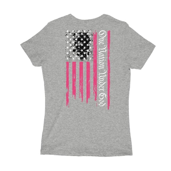 Howitzer Style Women's T-Shirt One Nation Military Grunt MFG