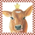 thumbnail image 3 of Gango Home Decor Contemporary Farm Friends III & IV; Two 12x12in Art Prints in Brown Frames, 3 of 6