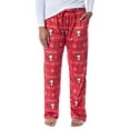 thumbnail image 6 of Peanuts Adult Christmas Holiday Snoopy and Woodstock Ho Ho Ho Ugly Sweater Sleep Pajama Pants Loungewear For Men Women, 6 of 6