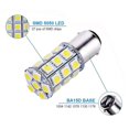 thumbnail image 2 of Paquete de 4 Ba15d 5050 27-smd Led Super blanco coche barco marino Rv Camper luz 1142 1076, 2 of 5