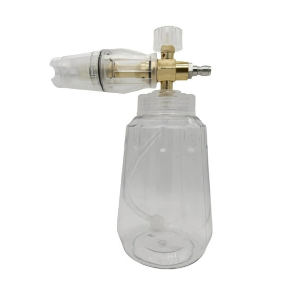 Foam Cannon for Pressure Washer - 1L Bottle with Adjustable Nozzle & 1/4" Quick Connect - Professional Car Wash Sprayer Fits Most Power Washers