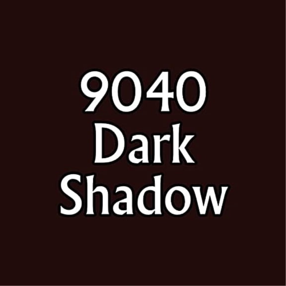 Reaper Miniatures REM09040 0.5 oz Master Series Paint Dropper Bottle, Dark Skin Shadow