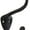 Black, variant on Deltana CAHH3U5 Coat & Hat Hook; Antique Brass Finish