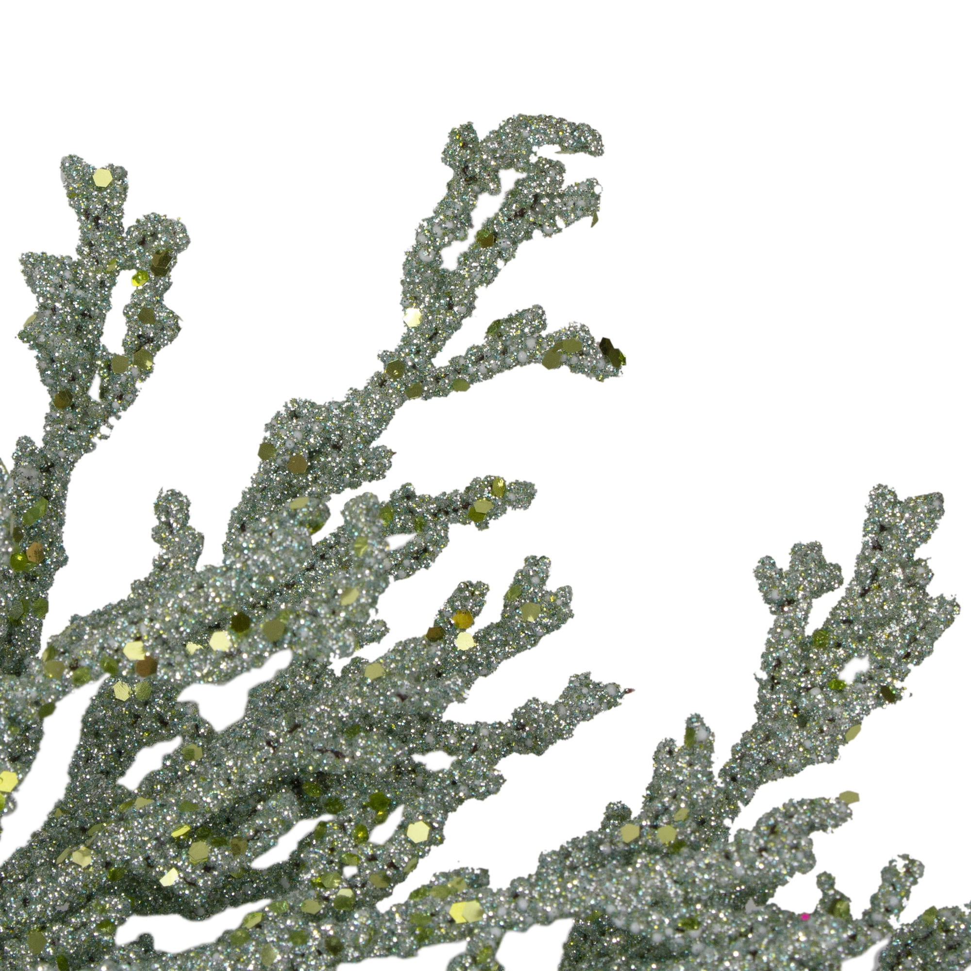 Northlight Glittered Artificial Coral Small Christmas  Wreath - 20"