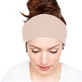 thumbnail image 3 of Workout Headbands for Women, Comdrip Elastic Exercise Hair Band Edge Yoga Headband Sweat Wicks Headband Fashion Bandana Headband Hair Accessories Headbands for Women Non Slip Khaki One Size, 3 of 4