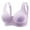 Purple, variant on LYEAA Push up Bras for Women Wireless Soft No Wire Cotton Everyday Bras Support Solid Lightly Lined Lift Sleep Bras Comfortable Wirefree Breathable Shaping Daily Bralette Black M