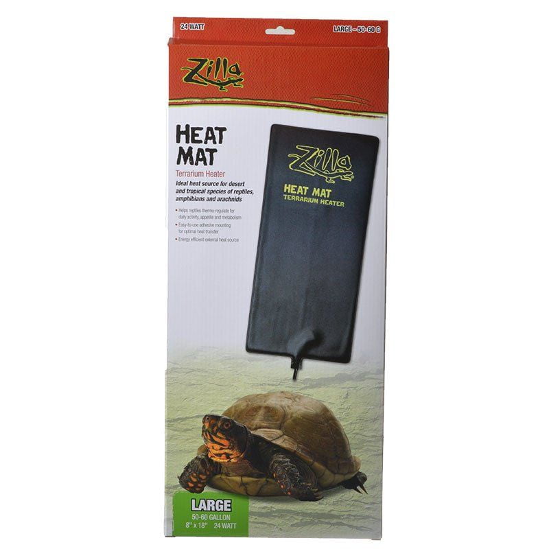 Zilla Heat Mat Terrarium Heater Large 24 Watt 5060 Gallon Tanks