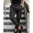 thumbnail image 5 of Plaid Print Pants Men's Casual Trousers Loose And Thin, 5 of 6