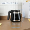 thumbnail image 3 of Jarra de café de repuesto de 12 tazas, compatible con Mr. Coffee Maker Reemplaza la pieza # RF, LM,, 3 of 9