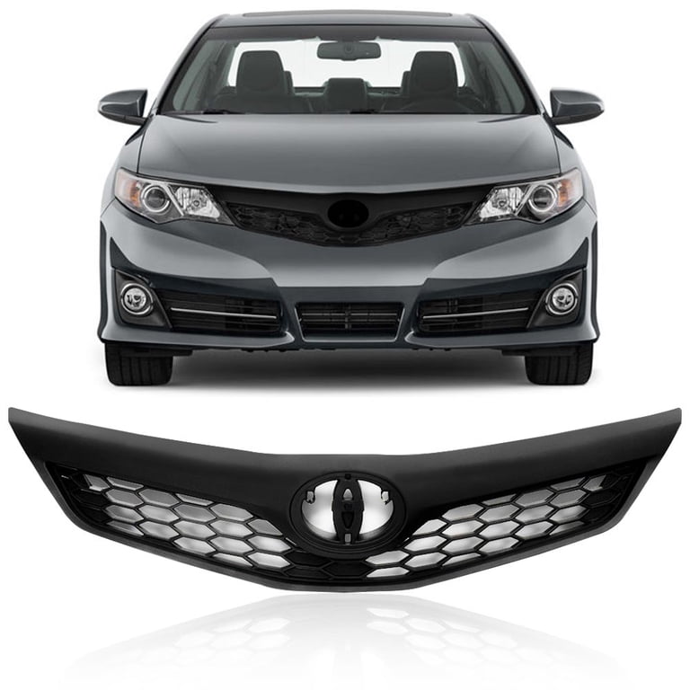 Front Grille Chrome/Black Fit 2012 2013 2014 Toyota Camry LE/XLE Model TO1200343