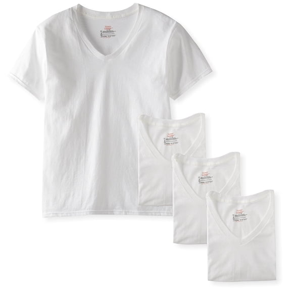 Hanes Men's 4-Pack FreshIQ V-Neck Shirt