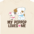 thumbnail image 4 of Inktastic My Pop Pop Loves Me Granddaughter Puppy Girls Toddler T-Shirt, 4 of 5
