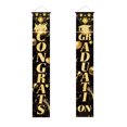 thumbnail image 1 of Banderas Para Colgar En La Puerta En Temporada De Graduaciones. Adornos Creativos Para Fiestas De Graduación. Combinación De Colores Negro Y Dorado., 1 of 4