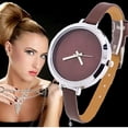 thumbnail image 3 of O.T.SEA Brand Women Thin Band Large Face Fashion Dress Silvve Tone Watch-382, 3 of 3