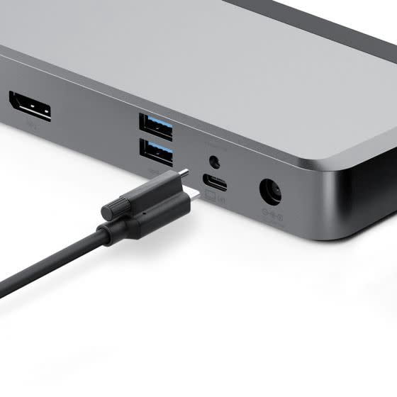 ALOGIC MX2 USB-C Dual Display DP Alt. Mode Docking Station – With 65W Power Delivery, Space Grey