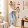 thumbnail image 4 of lhwanj Plush Doll Hanging Storage Rope Display Rack with 10 Clips – Wall Hanging Organizer for Keychain Plushies, Mini Toys, 4 of 4