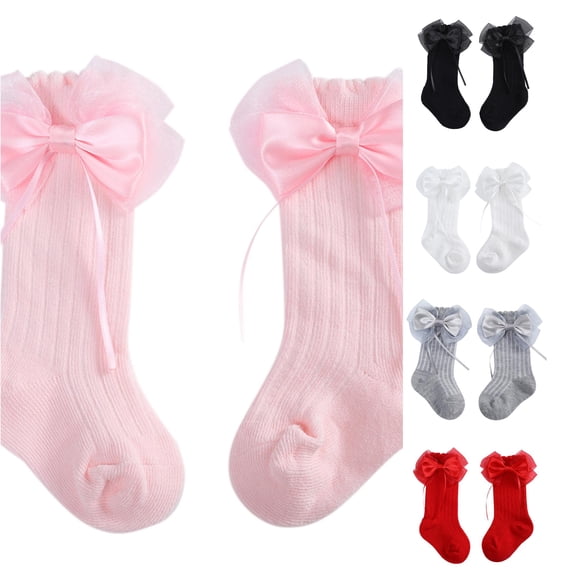 Baby Bow Socks Toddlers Boys Girls Children Kids Socks Toddler Shoes Socks Socks Floor Socks Neutral