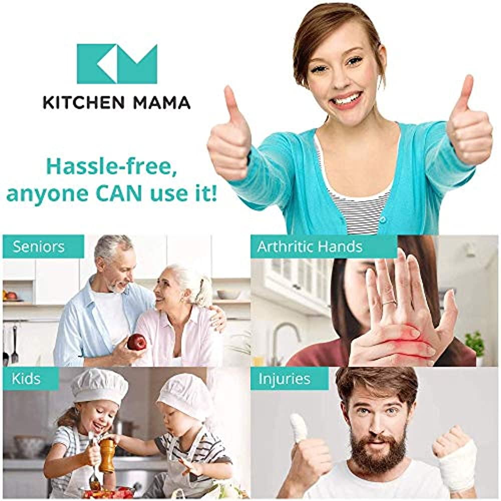 Kitchen Mama Auto Electric Can Opener: Open Your Cans with A