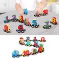 thumbnail image 4 of Juguete educativo Montessori para niños y niñas, juego Stem divertido, número de madera, juego de tren, coche, E65D, 2, 4, 3 años, 4 of 4
