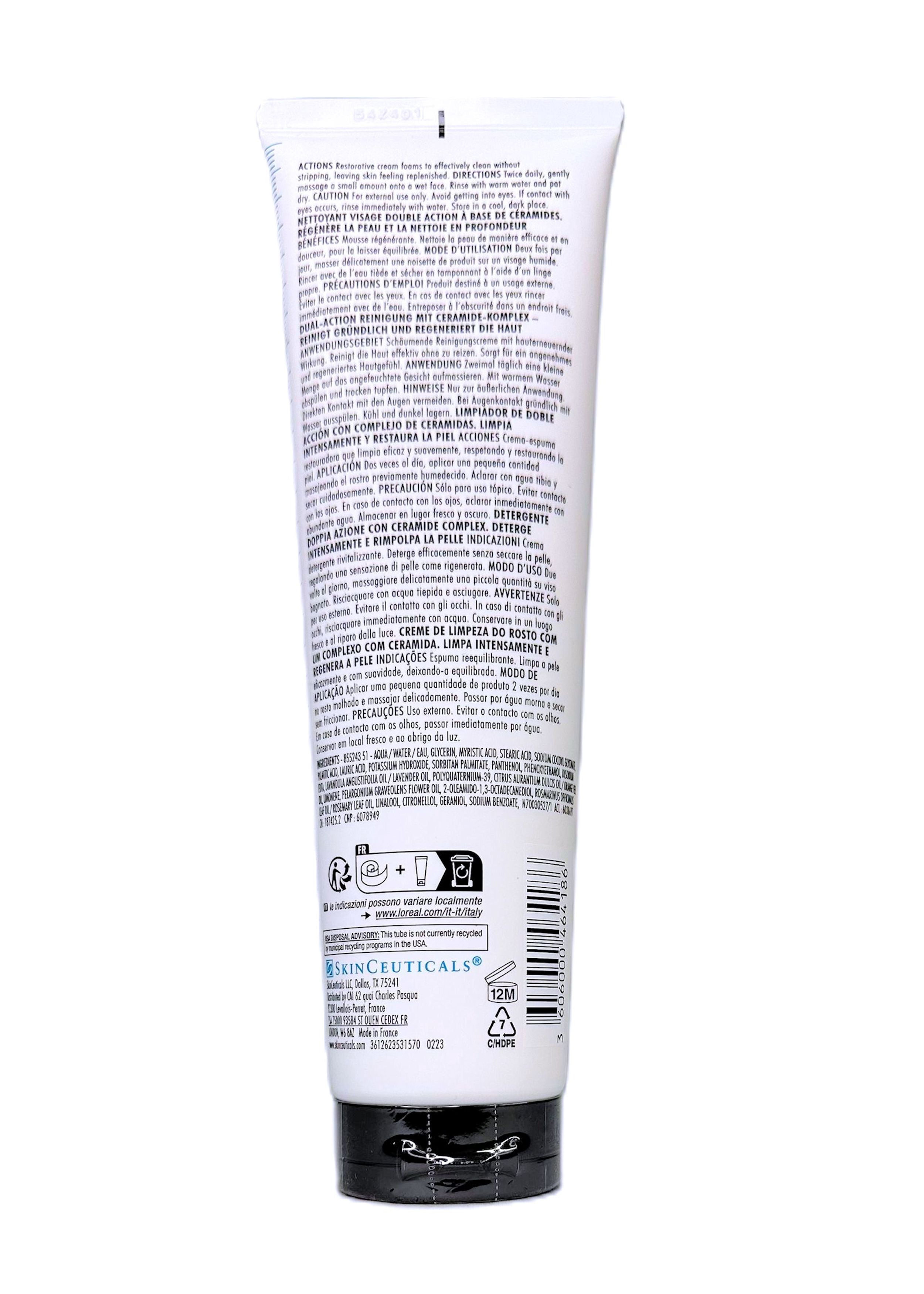 Replenishing Cleanser Cream by SkinCeuticals for Unisex - 5 oz Cleanser