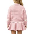 thumbnail image 6 of Lovzfmll Girl's Knit Set, Long Sleeve Top & A-Line Skirt, Casual Wear for Toddler, 2-3 Years, 6 of 6