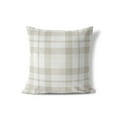thumbnail image 2 of Gen Plaid Tan Throw Pillow, 2 of 4