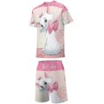 thumbnail image 2 of Kids The Aristocats Short Sleeve T-Shirt And Shorts Outfit Set Athletic Mesh Shorts Set for Boys, 2 of 7