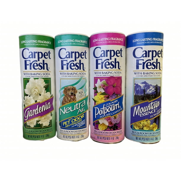 Carpet Fresh Rug Room Deodorizer Powder Country with Baking Soda 14 oz