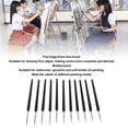 thumbnail image 4 of Fine Detail Paint Brush Set, Soft Texture 11PCS Miniature Model Brushes Versatile  For Watercolor, 4 of 8