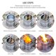 thumbnail image 5 of Mini horno al aire libre, estufa plegable de acero inoxidable, barbacoa portátil para acampar, 5 of 8