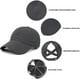 thumbnail image 5 of Gorra de béisbol para mujer con cola de caballo cruzada, ajustable, de secado rápido, 5 of 7