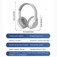 thumbnail image 3 of Skegnu Headphones Headphones Wireless Bluetooth Headset Subwoofer Bluetooth 5.3 Mobile Computer Game Music Sports Game Headphones for Kids, 3 of 9