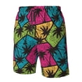 thumbnail image 5 of Naloa Hawaii Palms Men's Beach Shorts, Surfing shorts, Swim trunks, Quick Dry Swim Trunks for Surfing Beach Fun - X-Large, 5 of 9