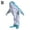 Blue, variant on Whale One Piece Pyjamas For Adults Kids, Ultra Soft Cozy Plush Onesie Pajamas, Fun Wearable Blanket Hoodie with Flippers Tail, Warm Sleepwear for Carnival Halloween Christmas Gift