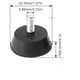 thumbnail image 1 of 10 patas ajustables para muebles, base de goma para tabla de cortar con tornillos, 1 of 5