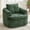 Green, variant on Harper & Bright Designs Swivel Accent Chair, Small Chenille Barrel Chair with Dual-layer Cushion, Round Armchair Single Sofa Chair for Living Room, Pink