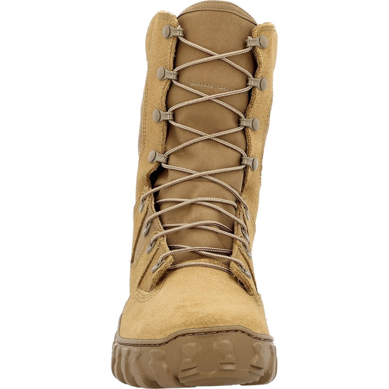Rocky S2V Steel Toe Military Tactical Boots Color Tan Brown Men\'s Size 12.5M Men main image 4