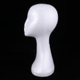 thumbnail image 2 of Mannequin Head White Female Face Model Display Manikin Stand for Hat Scarf Wigs (Long), 2 of 6