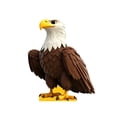 thumbnail image 2 of Cififendec 4th of July Eagle Figurines, 8"×6.3", Patriotic 2D Printed Wooden Bald Eagle Decor, Red White Blue Tabletop Ornaments for Independence Day Home Decor, 2 of 5