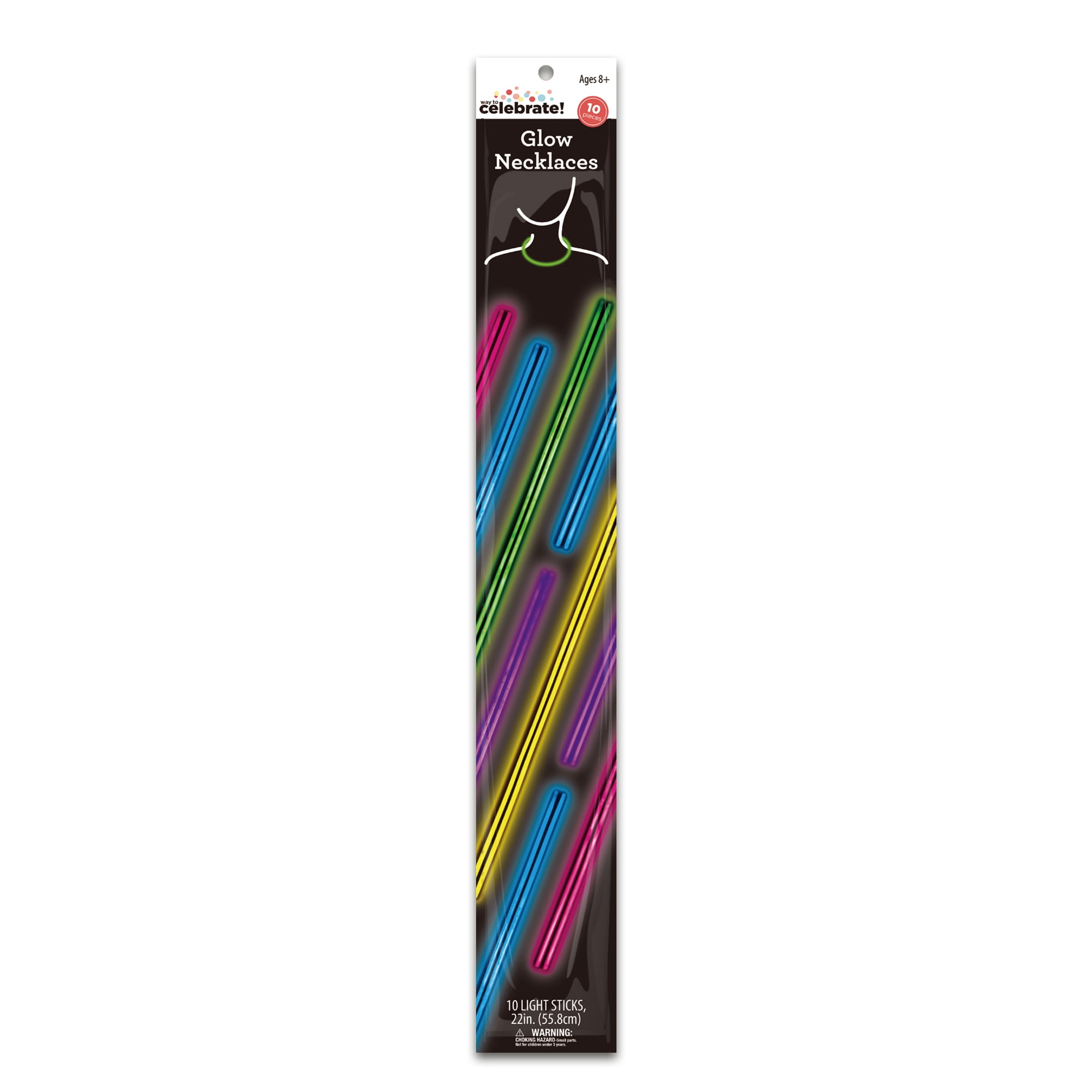 50 22" Glow Sticks Light Stick Party Favor Necklaces 