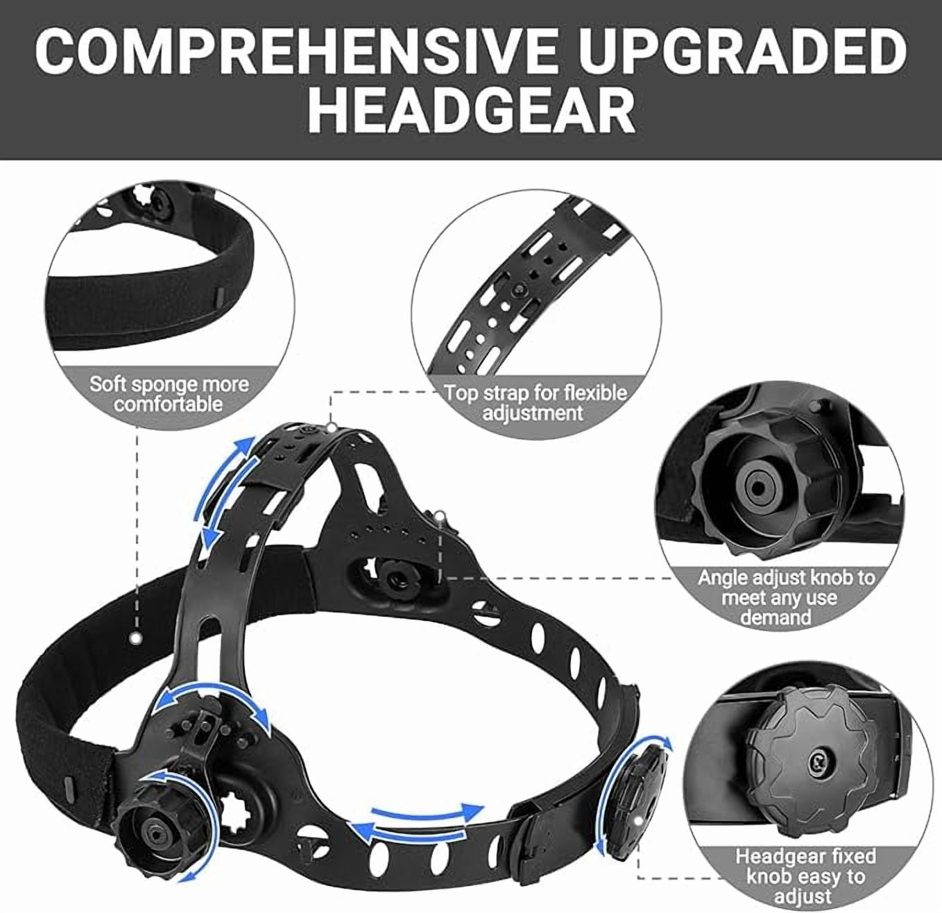 Welding Helmet Auto Darkening: DEKORPO True Color Solar Powered Auto Darkening Welding Welder Mask Hood Helmets